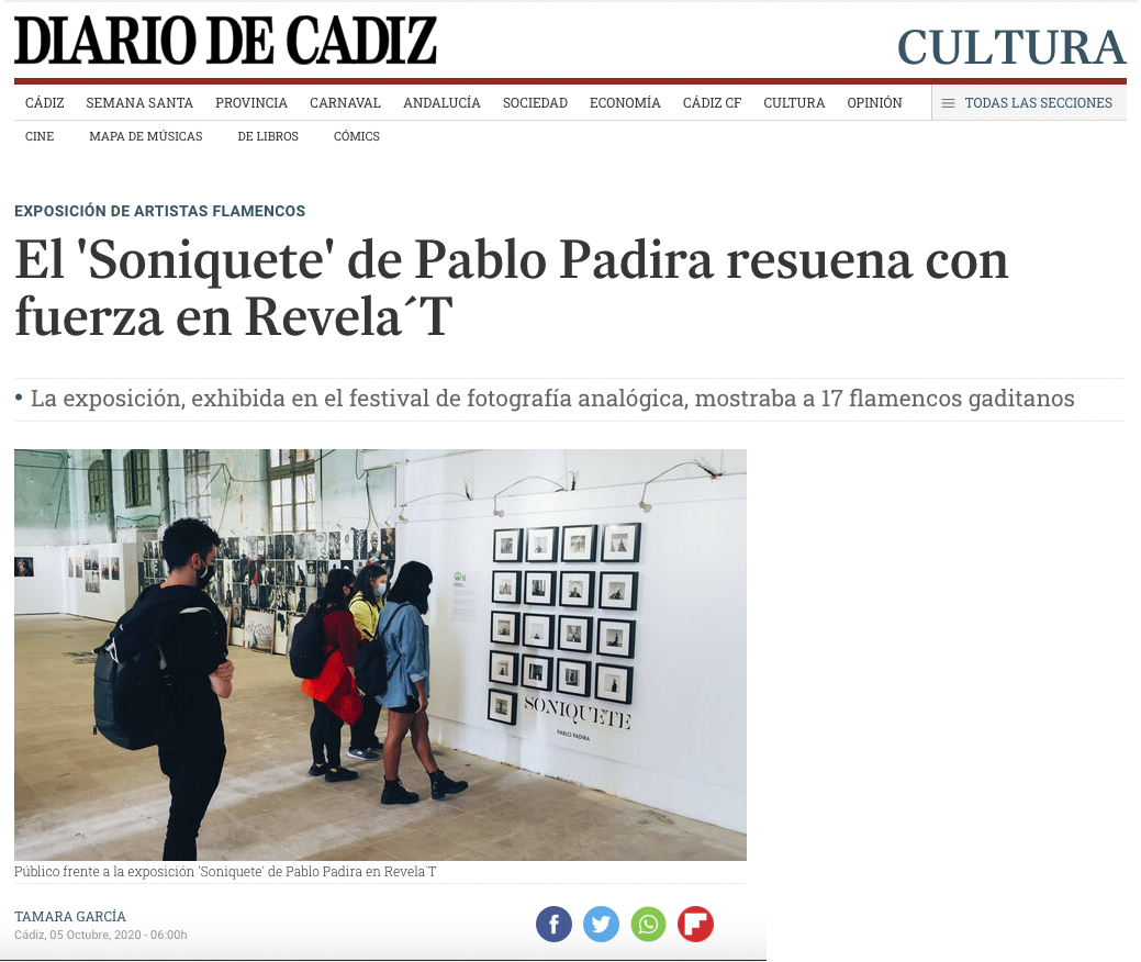 Soniquete - Pablo Padira - Diario de Cádiz